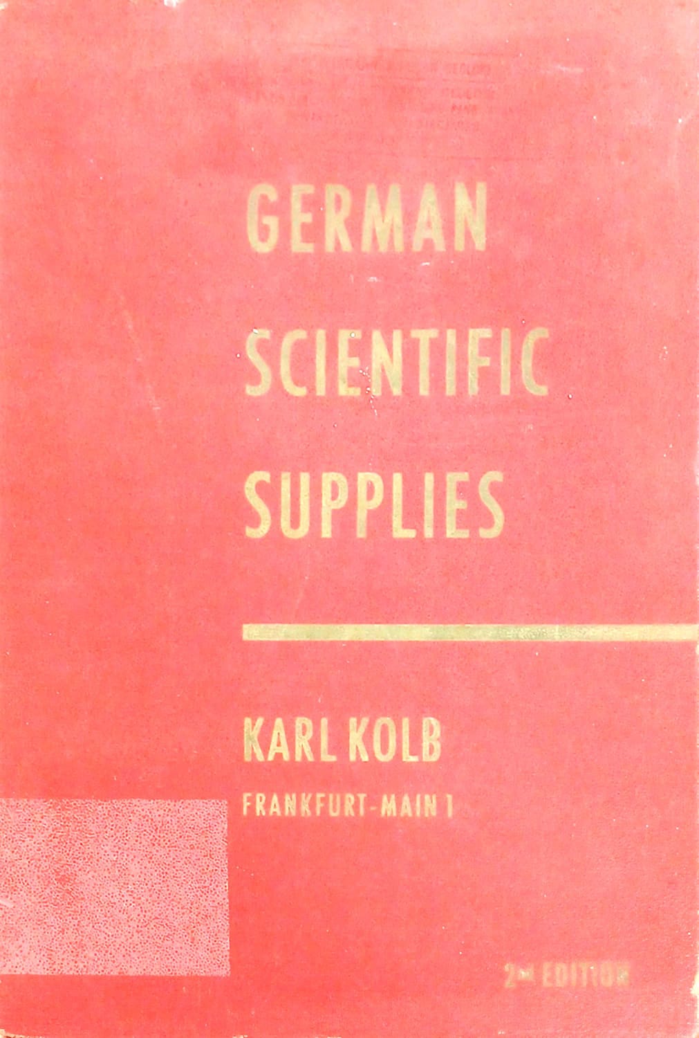 German scientific supplies