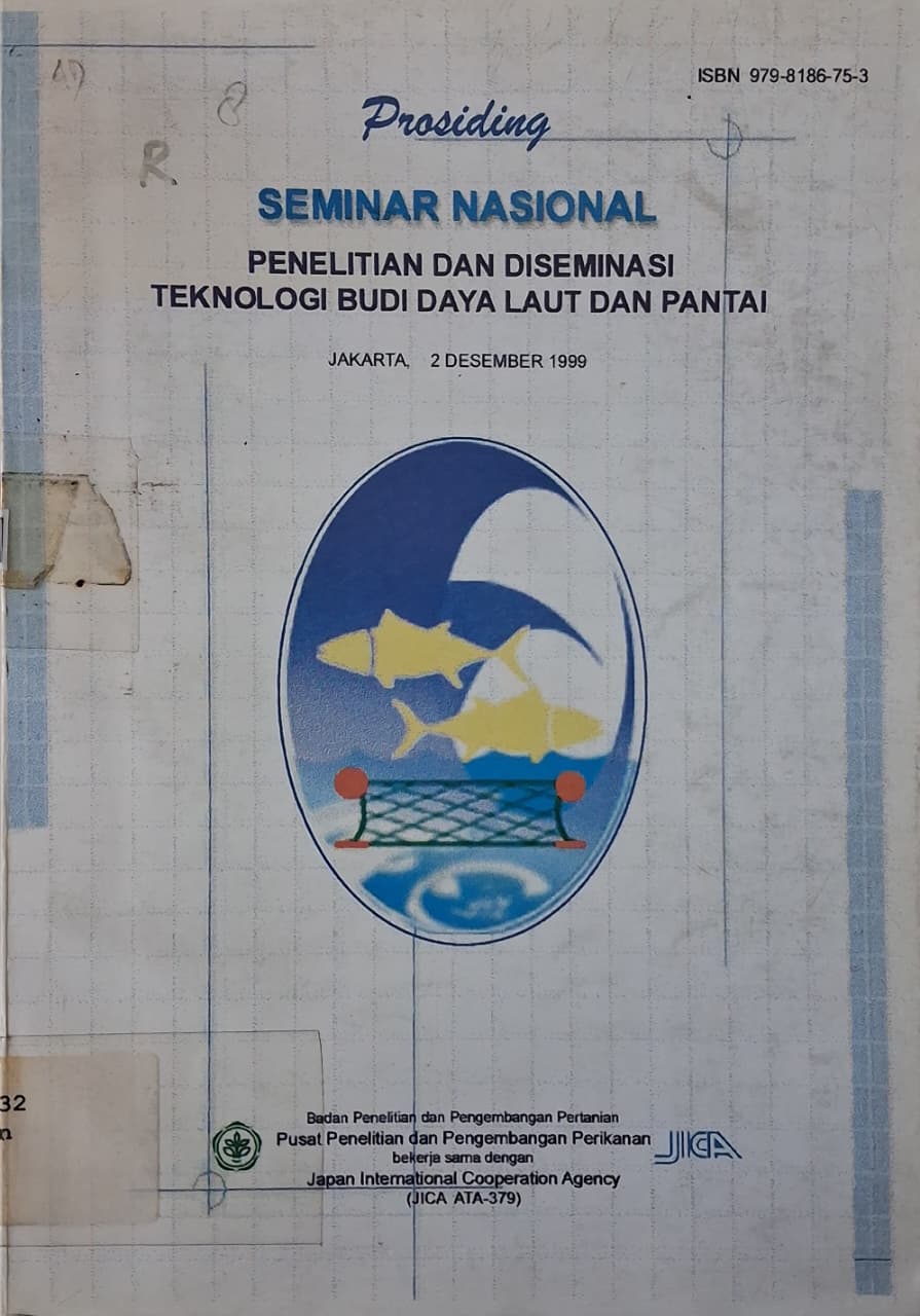 Seminar nasional : penelitian dan diseminasi teknologi daya laut dan pantai